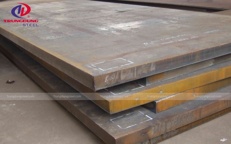 Thép tấm được sử dụng rộng rãi trong đóng tàu