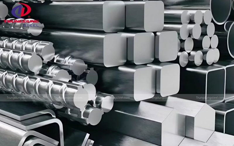 Trọng lượng thép xây dựng là khối lượng thực tế của một đơn vị thép