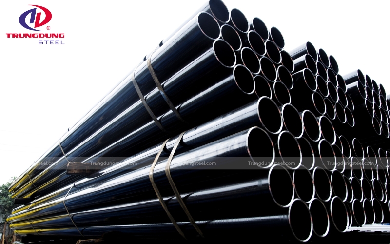 Thép ống đen là loại ống thép cacbon hình tròn
