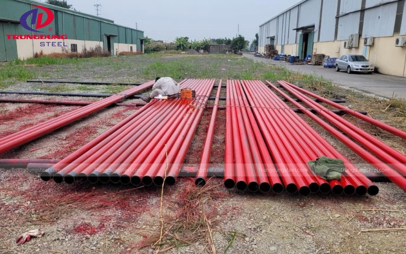 Ống thép đen cũng có thể dùng làm ống nước cho PCCC