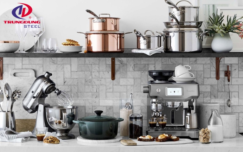 Thép cán nguội thường được dùng để sản xuất các sản phẩm đòi hỏi bề mặt đẹp