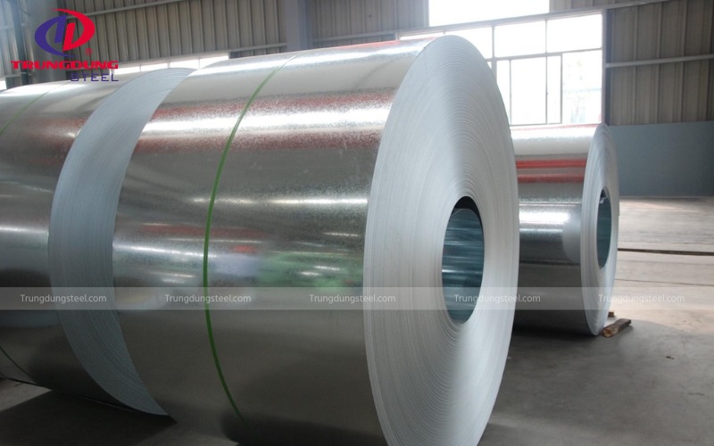 Thép băng mạ kẽm được mạ một lóp kẽm bên ngoài bè mặt