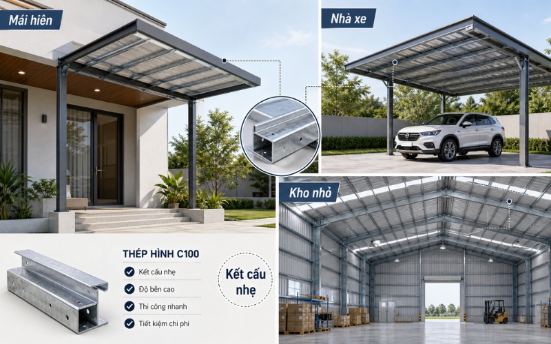 Ứng dụng phổ biến của thép C100
